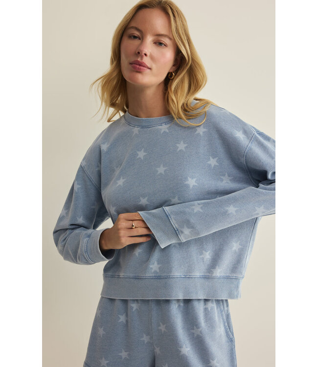 Z SUPPLY WRITTEN STARS SWEATSHIRT