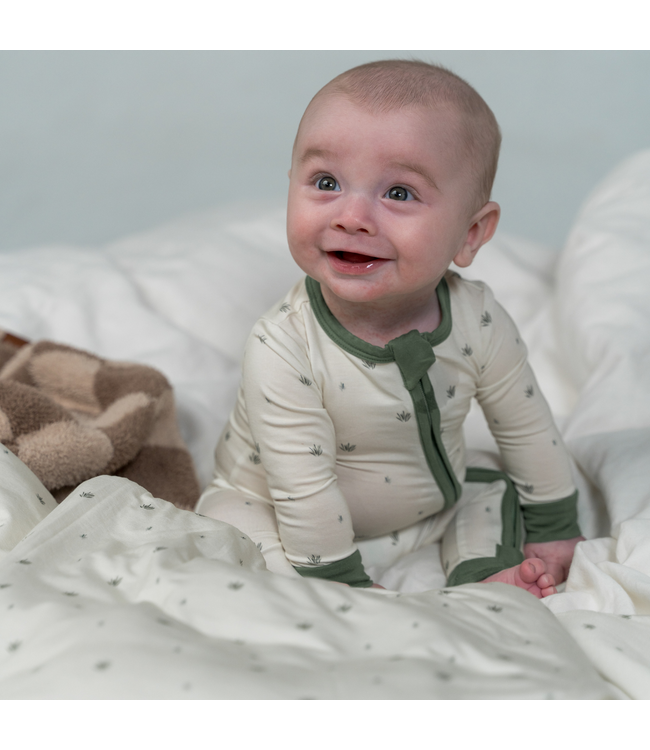 PIP + PHEE FOOTLESS SLEEPER GRASS
