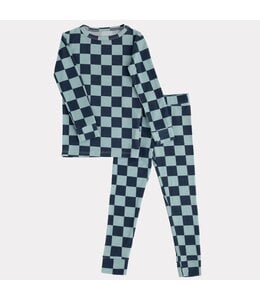 PIP + PHEE 2 PIECE SET BLUE CHECK