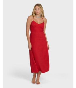 Billabong Take It Back Maxi Dress Red