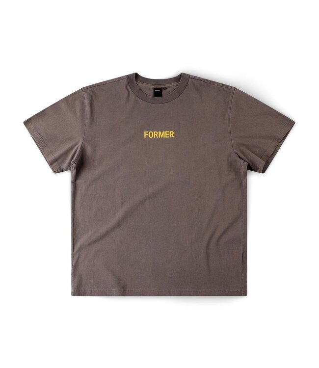 FORMER Legacy Overdye T-Shirt Washed Brown