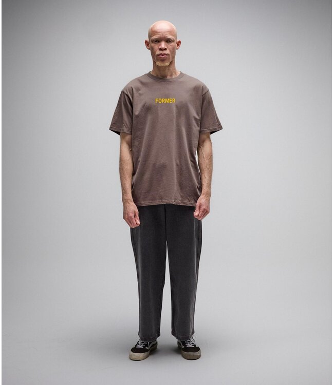 FORMER Legacy Overdye T-Shirt Washed Brown
