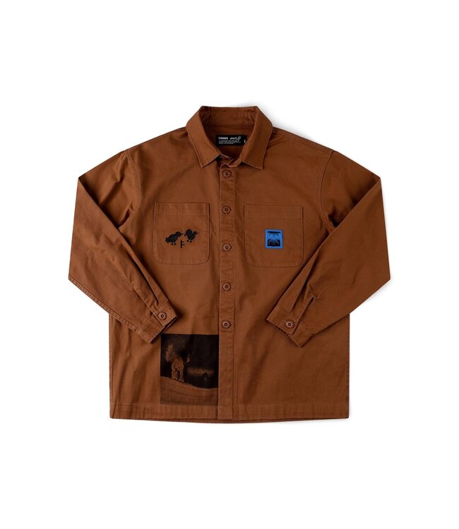 FORMER DXD Reynolds Overshirt Brown