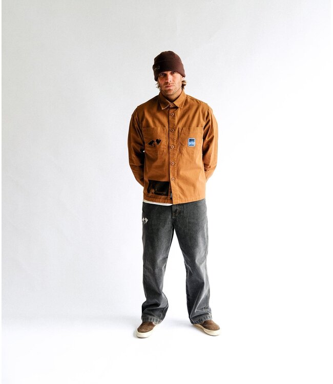 FORMER DXD Reynolds Overshirt Brown