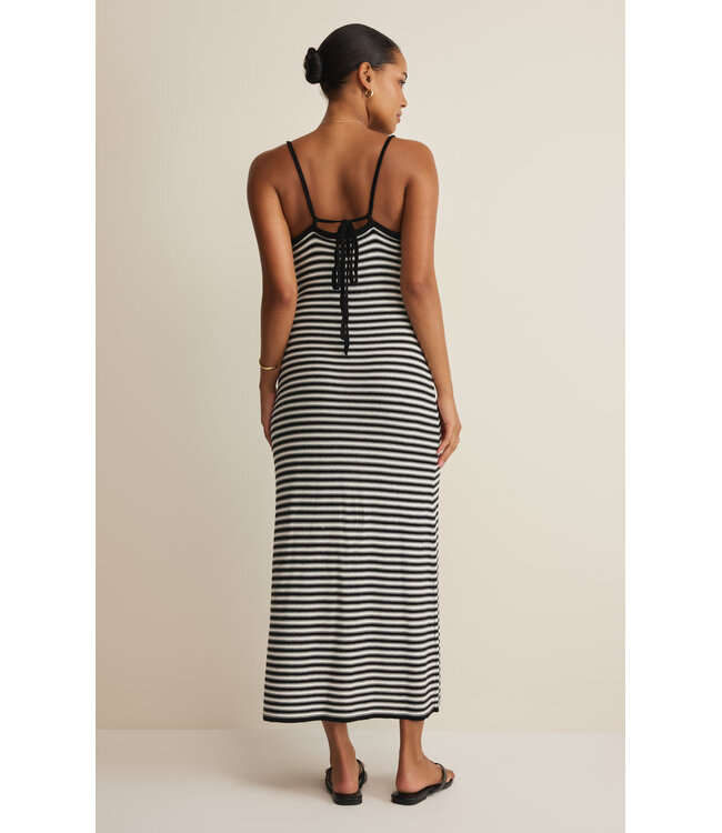 Z SUPPLY Majestic Striped Midi Dress Black