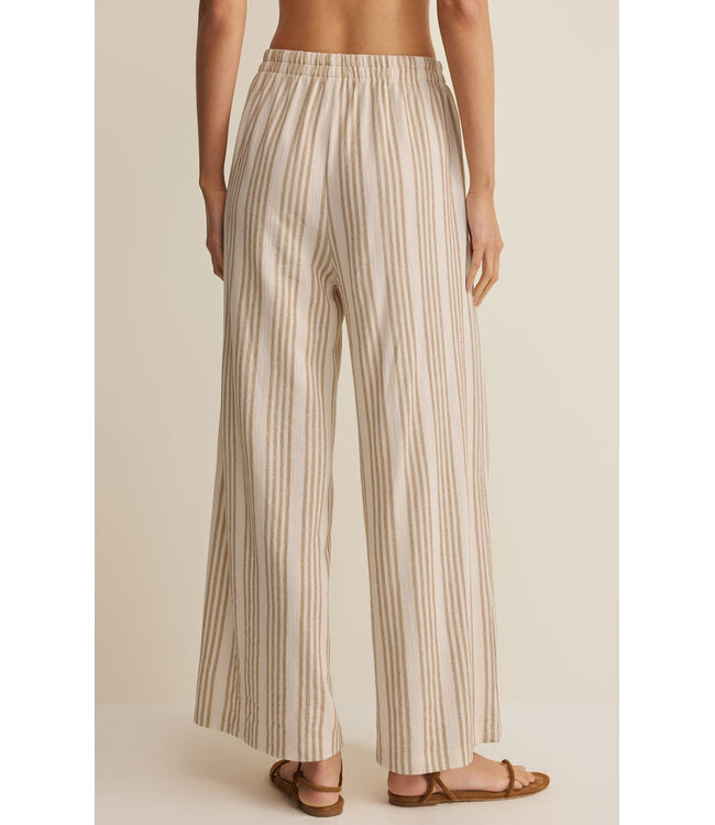 Z SUPPLY Scout Knit Striped Pant Cream
