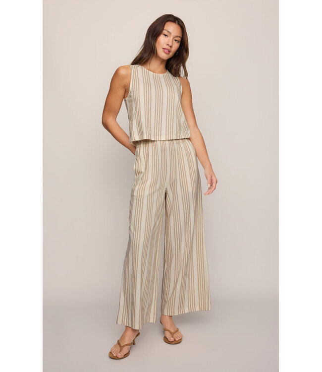 Z SUPPLY Scout Knit Striped Pant Cream