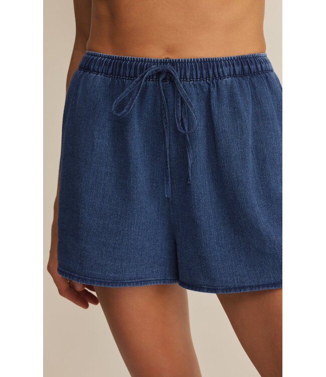Z SUPPLY The Perfect Twill Short Blue