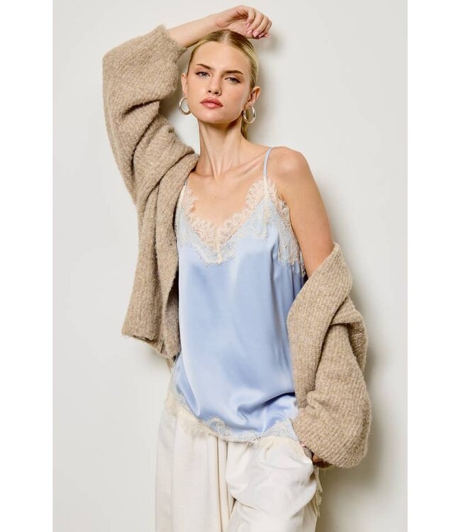 MIMOSA Kelly Lace Tank Blue