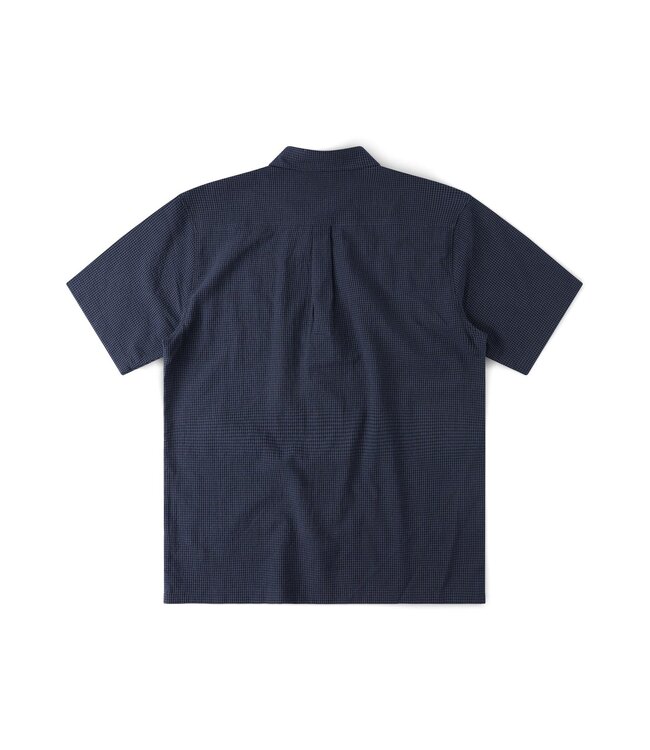 FORMER Vivian Check SS Shirt Navy