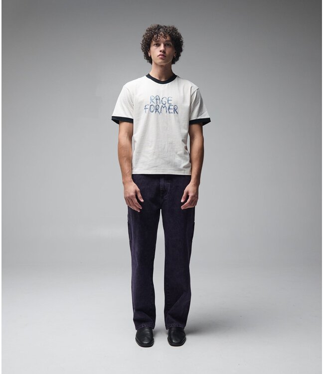 FORMER Rage Tin Ringer Shrunken T-Shirt Bone