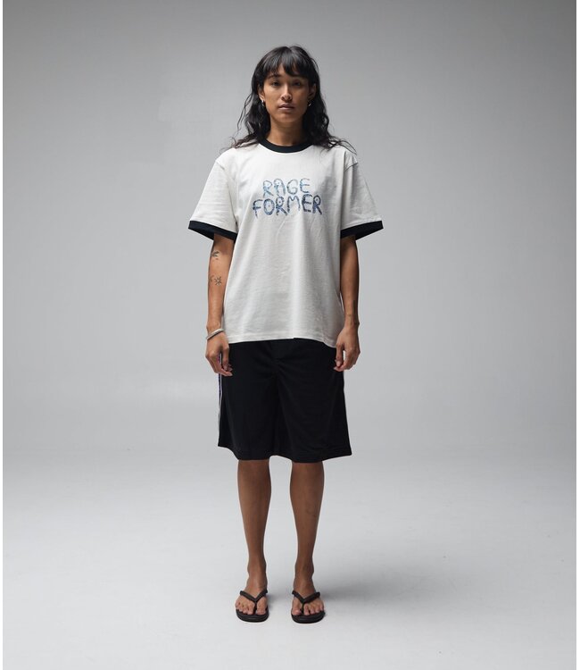 FORMER Rage Tin Ringer Shrunken T-Shirt Bone