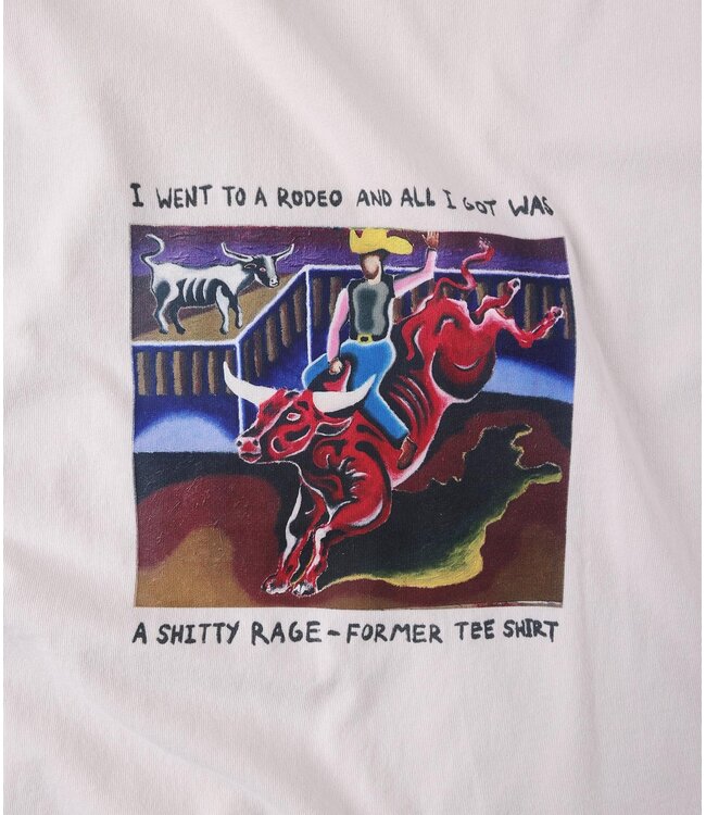 FORMER Rage Rodeo Shrunken T-Shirt Bone