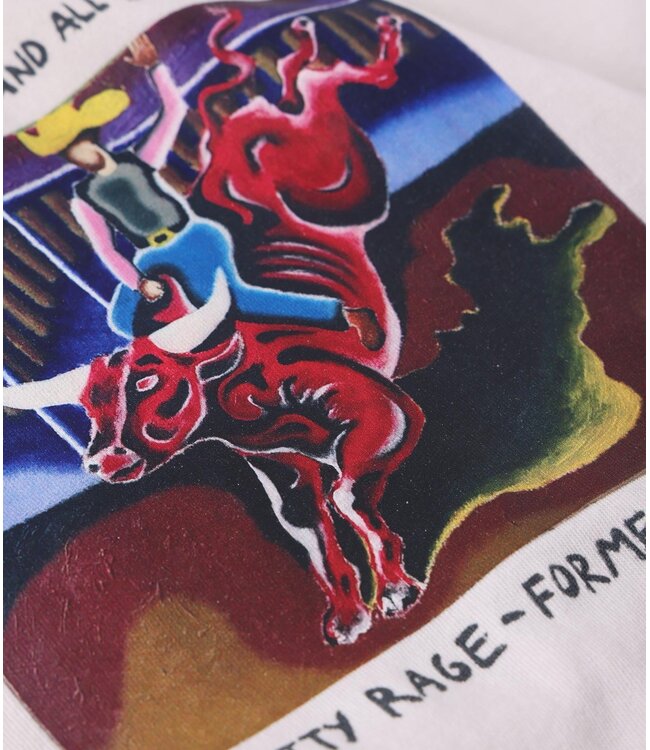 FORMER Rage Rodeo Shrunken T-Shirt Bone