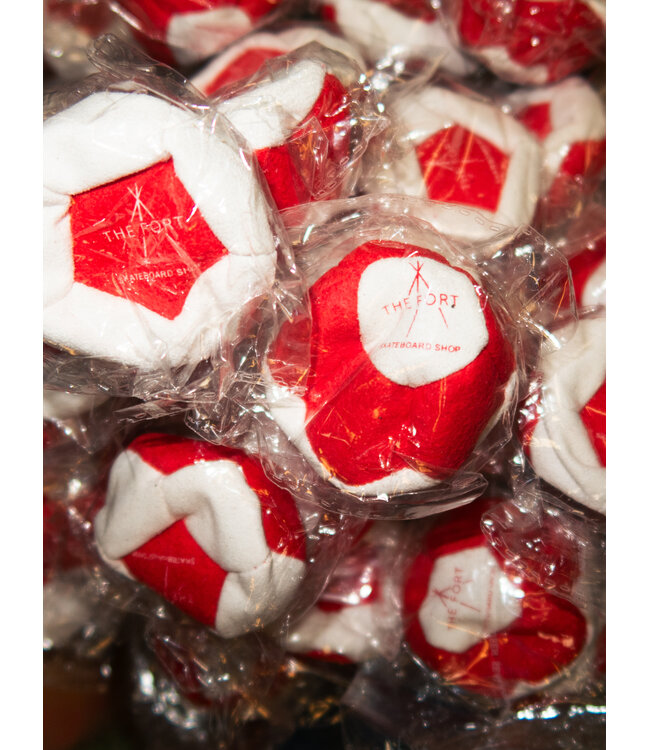 THE FORT Skateshop Suede Hacky Sack Footbag 12 Panel