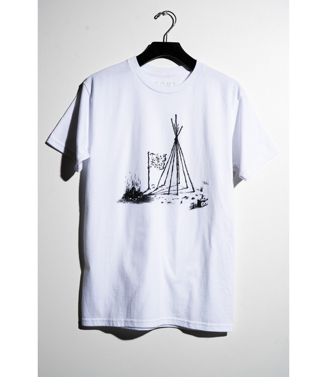 THE FORT Trevor's Sketch Pad T-Shirt White