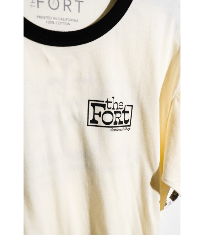 THE FORT Retro Ringer Tee Shirt Cream