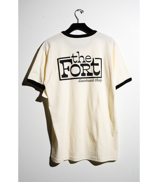 THE FORT Retro Ringer Tee Shirt Cream