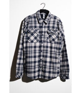 THE FORT Lines Heavyweight Flannel Blue