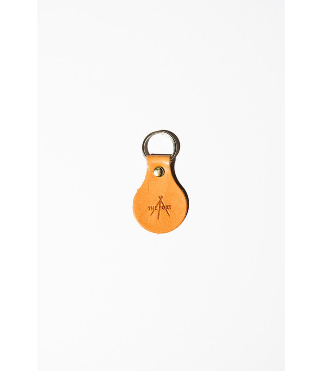 BIRDBONES x The Fort Teepee Leather Keychain