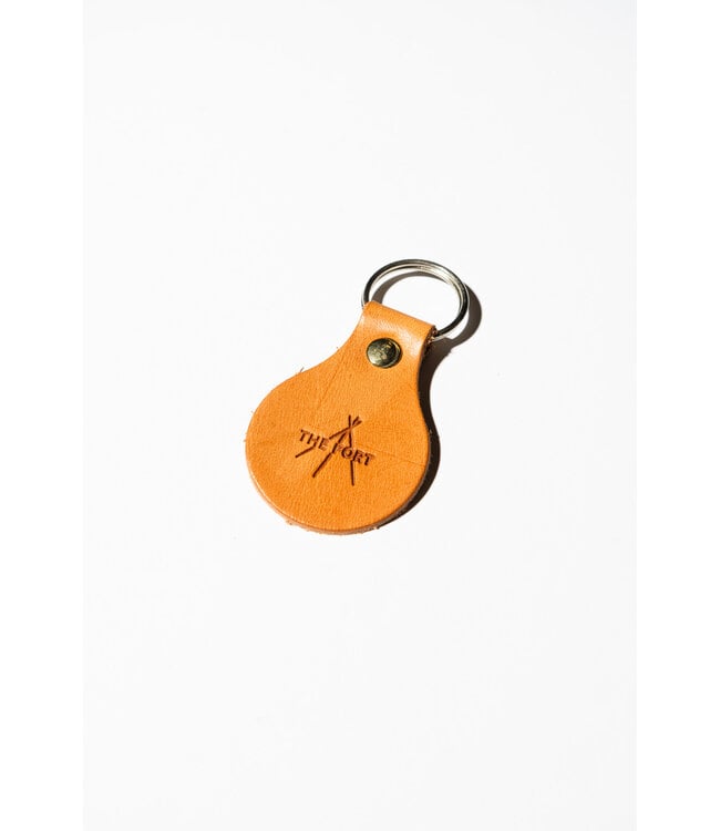 BIRDBONES x The Fort Teepee Leather Keychain