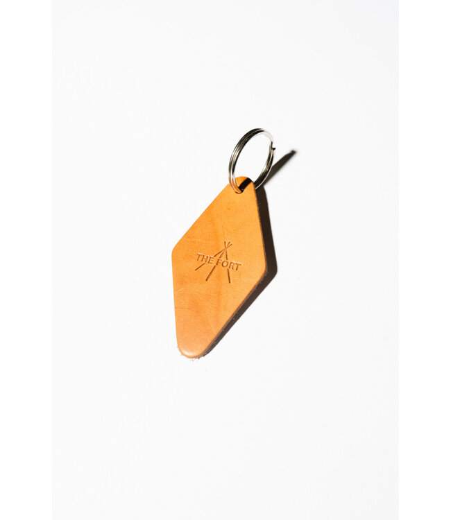 BIRDBONES x The Fort Teepee Leather Keychain