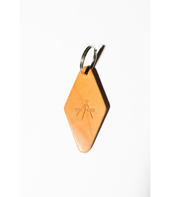 BIRDBONES x The Fort Teepee Leather Keychain