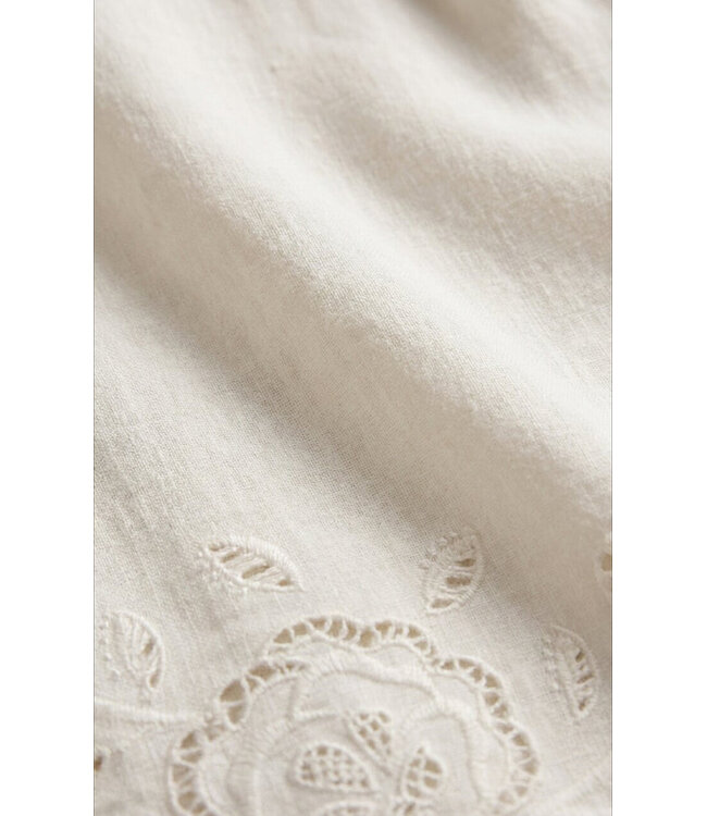 Z SUPPLY Daya Embroidered Top White