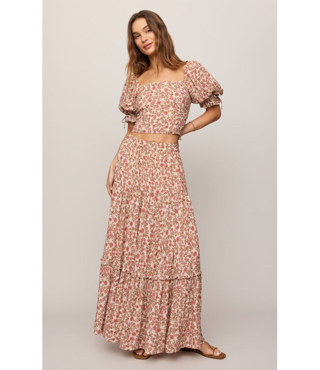 Z SUPPLY Mora Maxi Skirt Pink