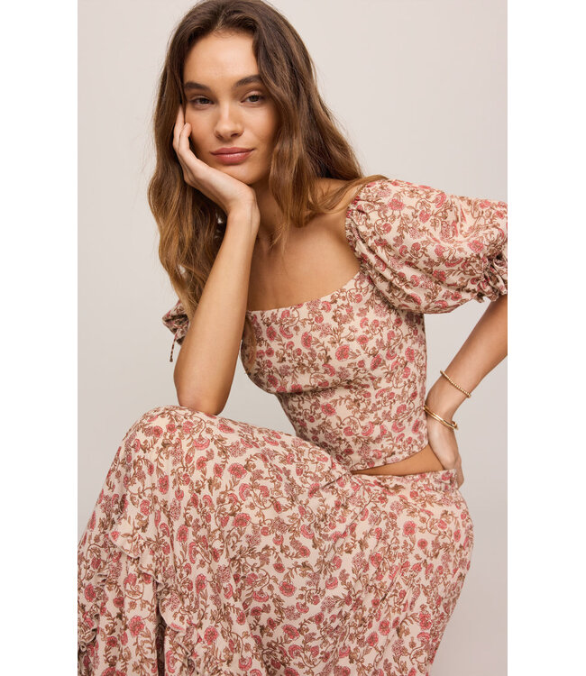 Z SUPPLY Mora Maxi Skirt Pink