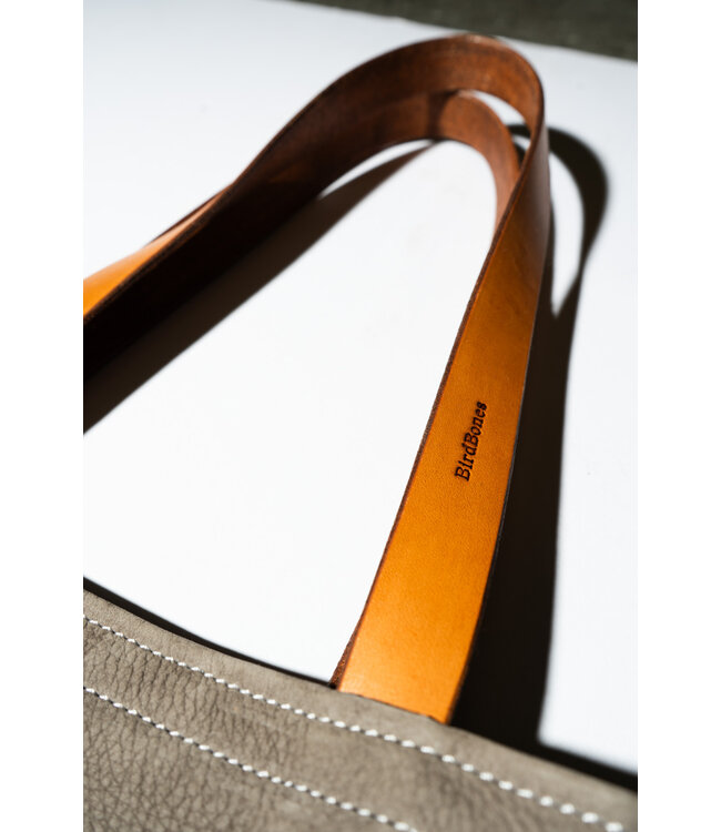 BIRDBONES Handmade Leather Tote The Fort