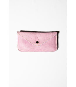 BIRDBONES x The Fort Handmade Bison Envelope Wallet Pink
