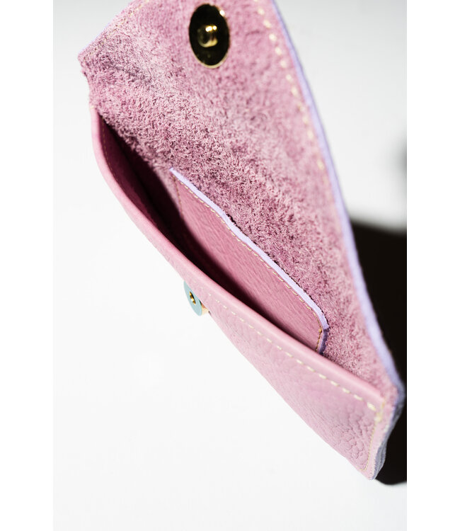 BIRDBONES x The Fort Handmade Bison Envelope Wallet Pink
