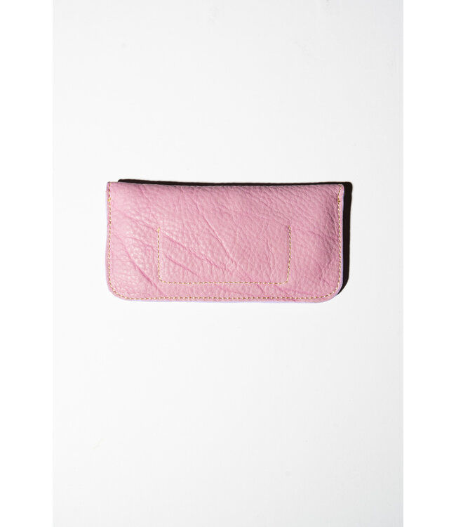 BIRDBONES x The Fort Handmade Bison Envelope Wallet Pink