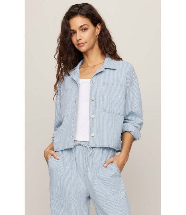 Z SUPPLY Erin Railroad Jacket Blue