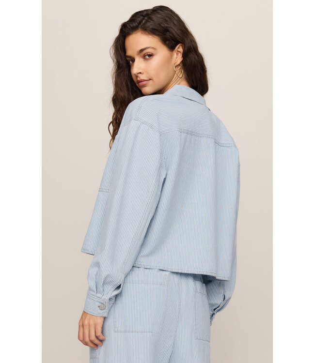 Z SUPPLY Erin Railroad Jacket Blue