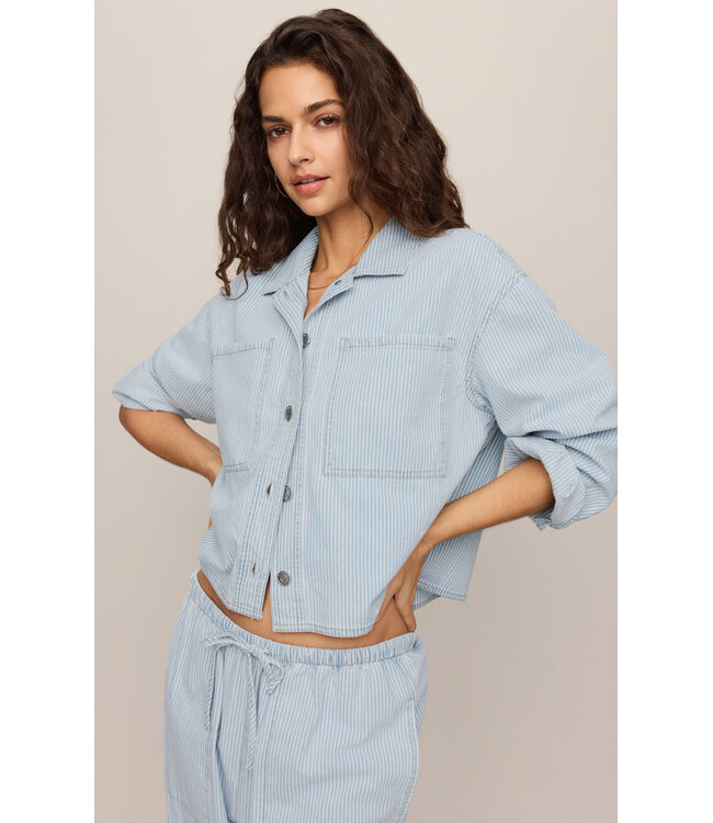 Z SUPPLY Erin Railroad Jacket Blue