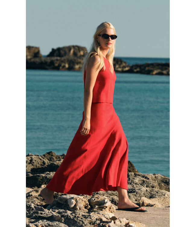 Z SUPPLY Meryl Skirt Red