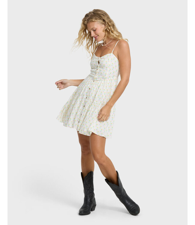 Billabong Prairie Days Mini Dress White