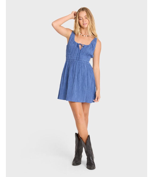 Billabong Twilight Dreamer Mini Dress Blue