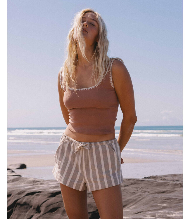 Billabong Shell Time Tank Brown