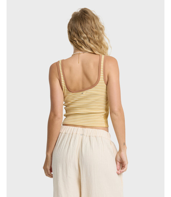 Billabong Beach It Knit Tank Yellow