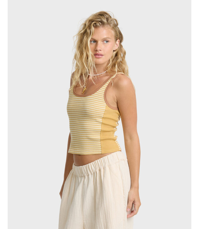 Billabong Beach It Knit Tank Yellow