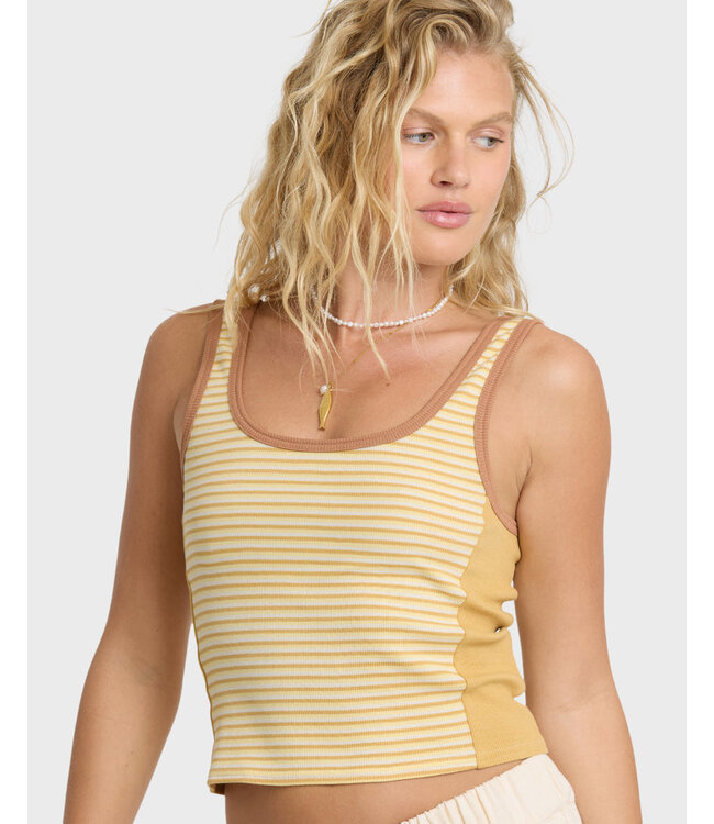 Billabong Beach It Knit Tank Yellow