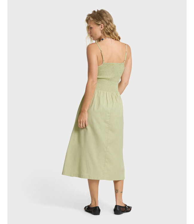 Billabong Hidden Cove Midi Dress Green