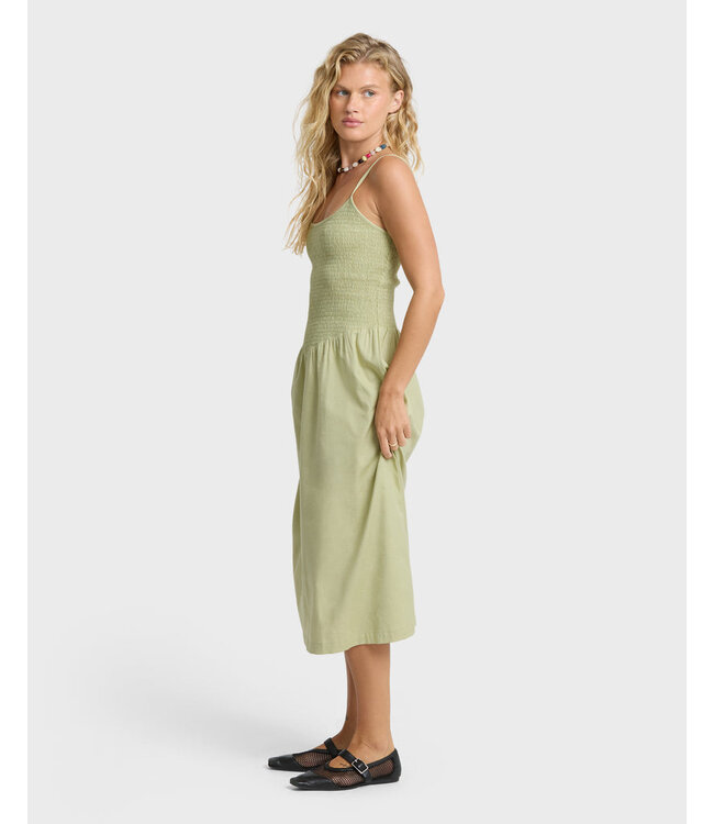 Billabong Hidden Cove Midi Dress Green