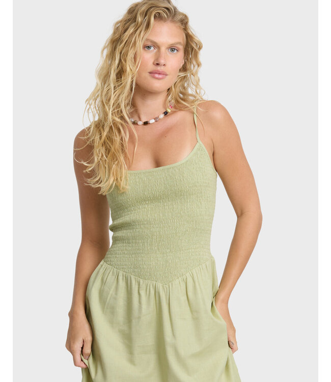 Billabong Hidden Cove Midi Dress Green
