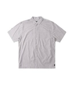 FORMER Reynolds Stripe SS Shirt Beige