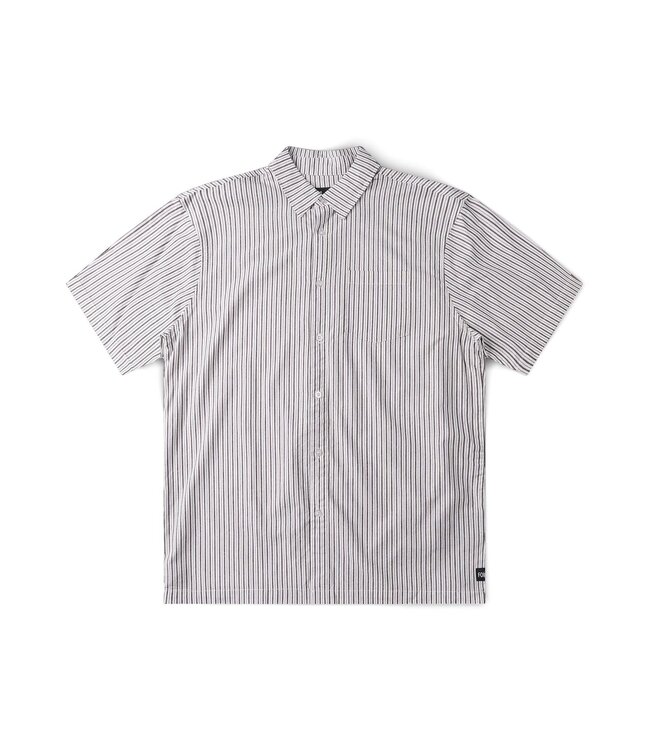 FORMER Reynolds Stripe SS Shirt Beige