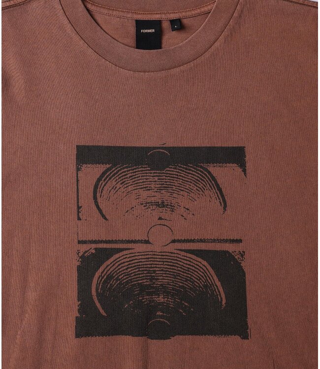 FORMER Crux Overdye T-Shirt Washed Bark